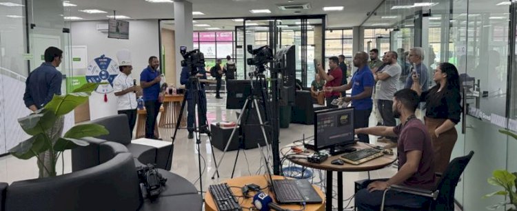 Em ato inédito, Record TV transmite jornal ao vivo da agência Sicredi de Capanema/PA