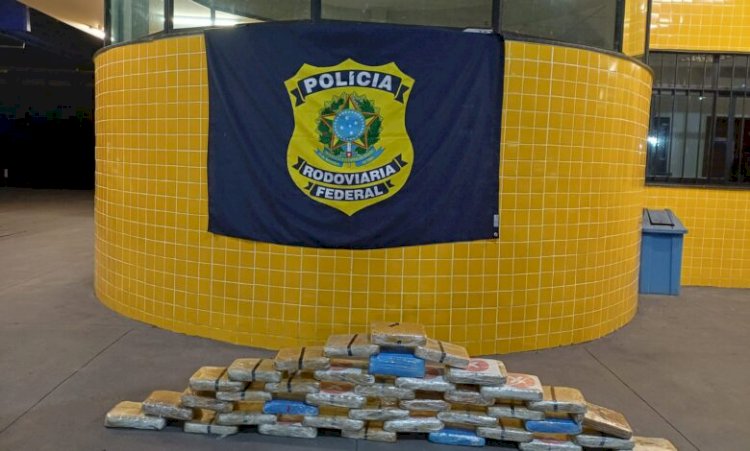 Casal é preso com mais de 40 kg de maconha na BR-070, em Barra do Garças