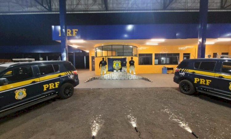 Vídeo – PRF apreende mais de 147 kg de drogas em caminhão carregado de algodão na BR-070, em Barra do Garças