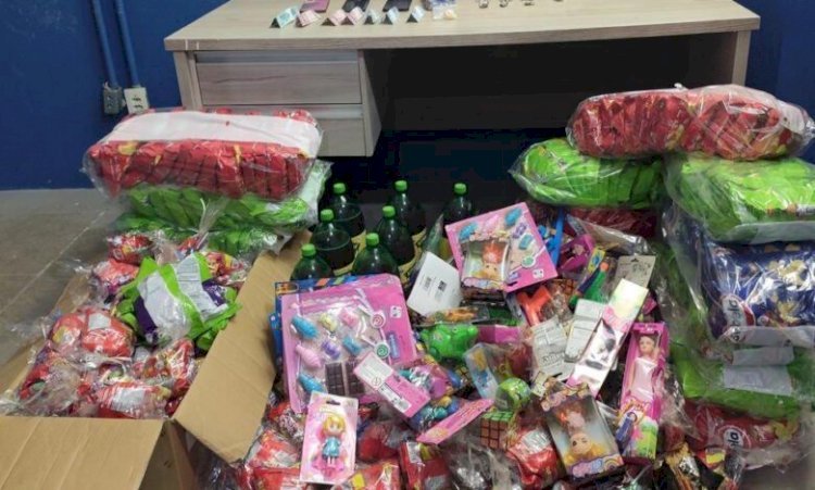 Cidades PM prende cinco faccionados e apreende brinquedos que seriam distribuídos por facção