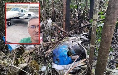 PF investiga queda de avião e suspeita de resgate de ex-delegado de Vila Rica (MT)