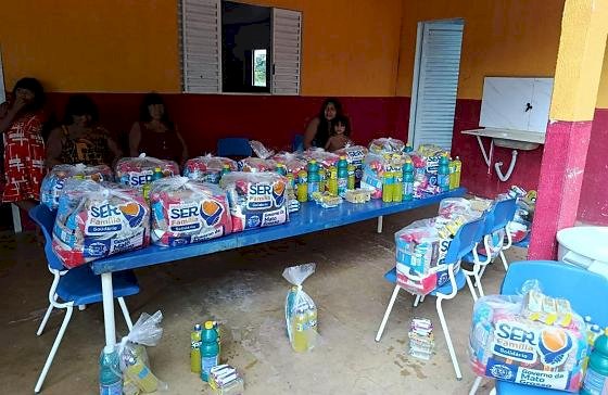 Governo de MT entrega 800 cestas de alimentos e kits de higiene a aldeias indígenas do Xingu