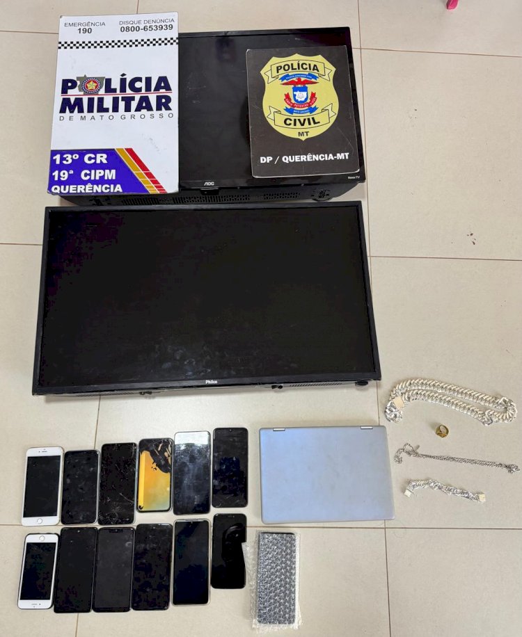 Polícia Civil cumpre mandados de busca e apreensão em Querência com apoio da Polícia Militar