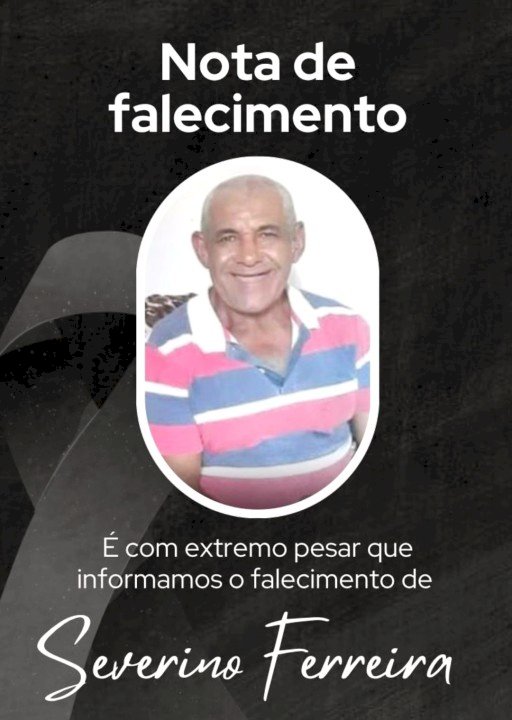 Campinápolis lamenta morte de Severino, pai de Fabrício, figura querida na cidade
