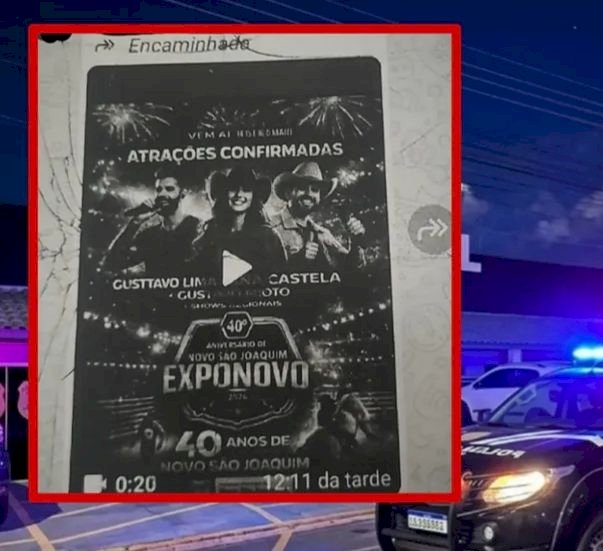 Homem é preso por divulgar evento falso com nomes de grandes artistas em Novo São Joaquim