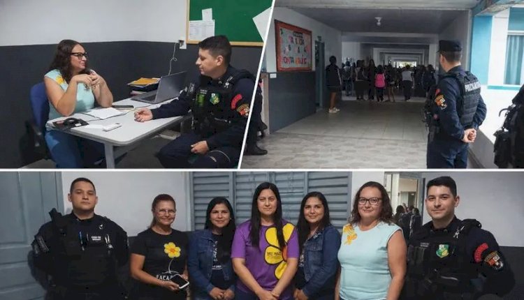 Operação Escola Segura reforça presença policial em unidade de ensino de Campinápolis