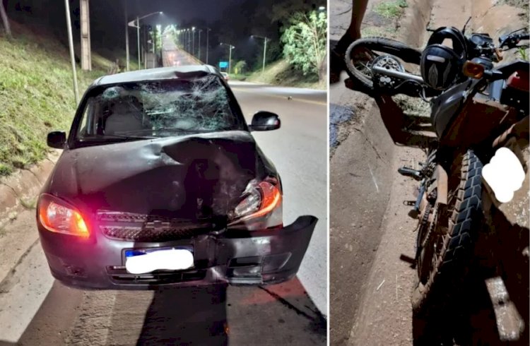 Motociclista fica em estado grave após colisão frontal na BR-158 em Nova Xavantina