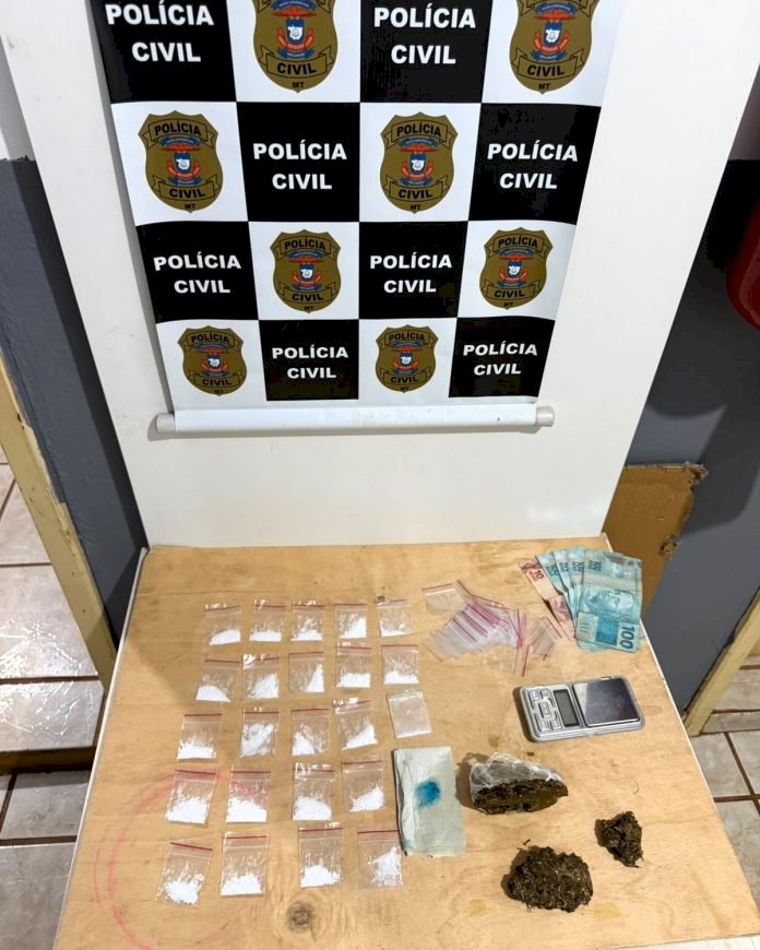 Polícia prende quatro suspeitos e apreende drogas durante operação contra o tráfico em Canarana
