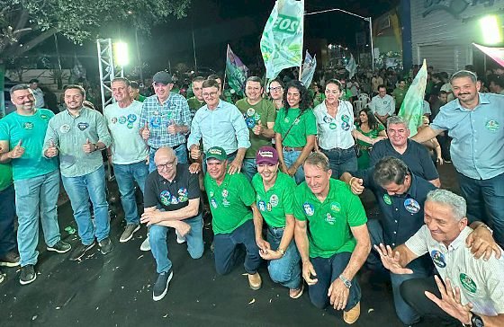 Adelcino mostra força política e reúne governador, prefeitos, deputado e lideranças do Araguaia