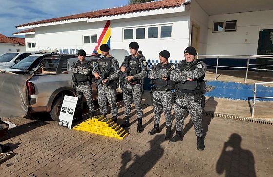 Polícia Militar apreende 45 quilos de substância análoga à cocaína em Nova Nazaré