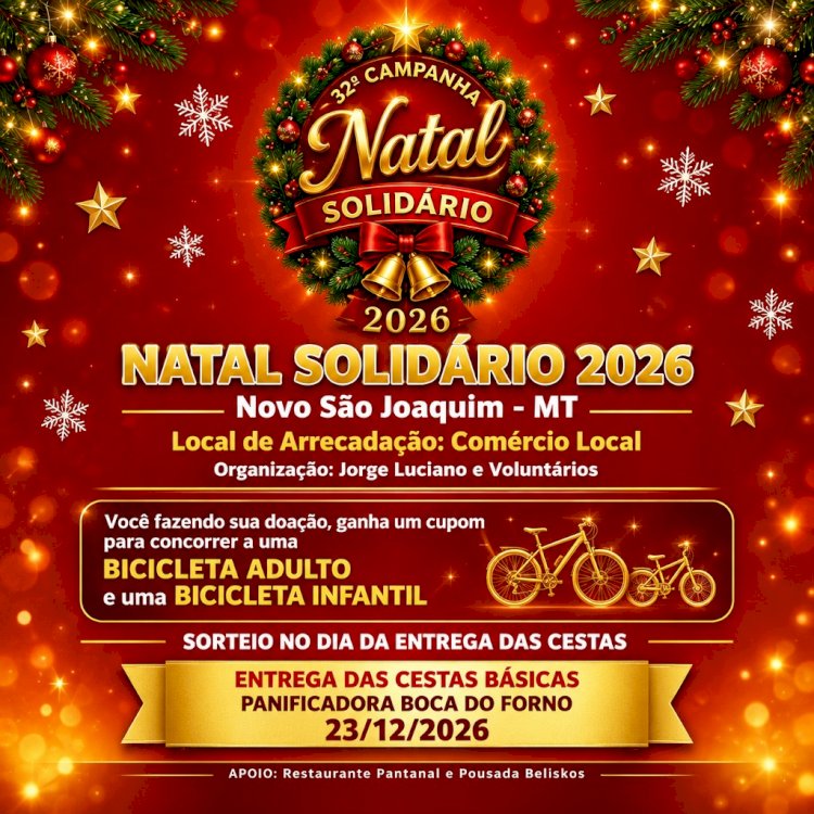 Há 32 anos, Novo São Joaquim mantém viva a tradição de levar solidariedade à mesa no Natal